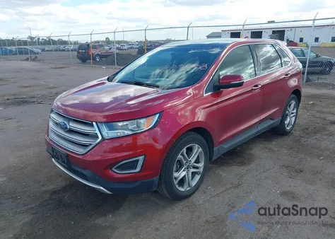 2015 Ford Edge Titanium из США, поврежденный, VIN 2FMTK4K95FBB55804
